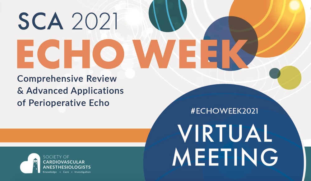 2021年第24届心血管麻醉医师协会回声周（ECHO-WEEK）