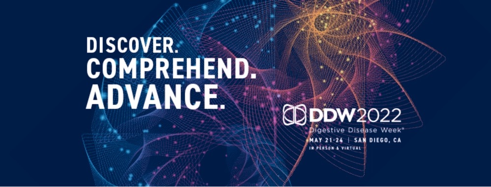 DDW 2022 将有 400 场会议和 3,300 个口头摘要和电子海报演示